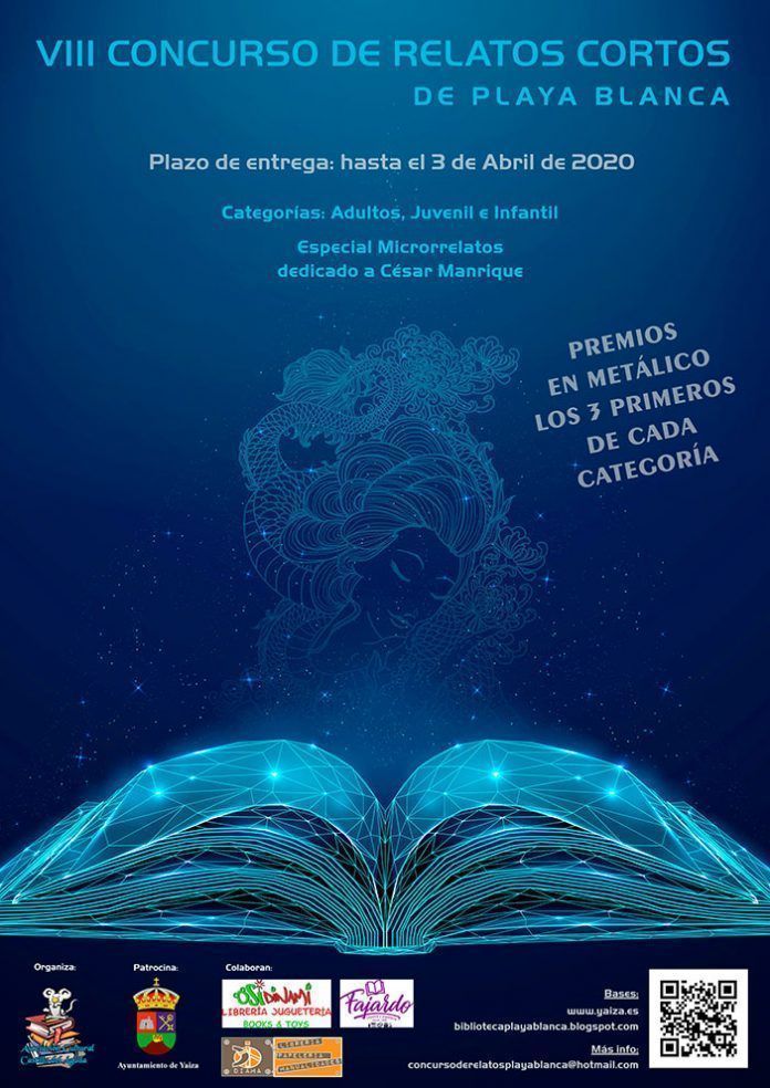 Cartel Concurso de Relatos Cortos de Playa Blanca