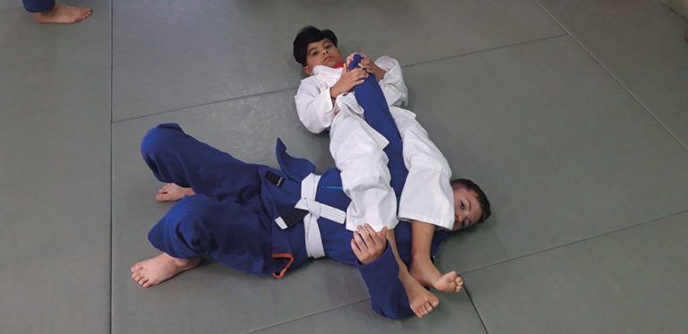 Alumnos de jiu jitsu