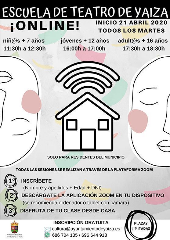 Cartel Escuela de Teatro de Yaiza