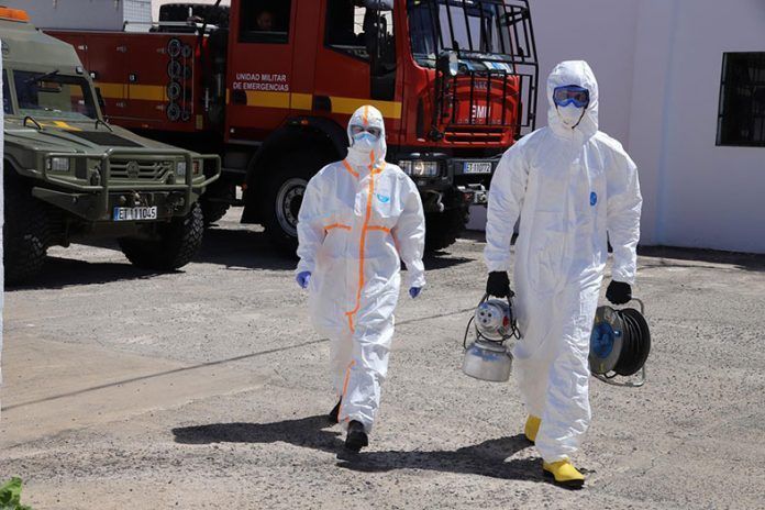 Nueva intervención de la UME en Lanzarote Nueva intervención de la UME en Lanzarote