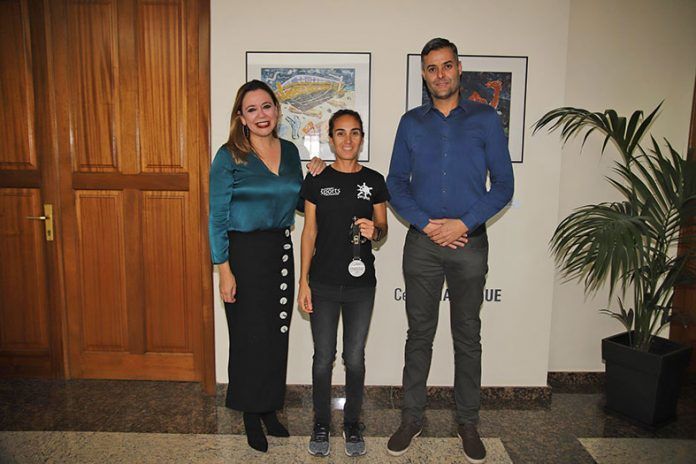 Recepción a Aroa Merino en el Cabildo.