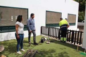 Cerramiento patio CEIP Yaiza