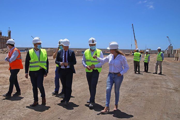 Visita obras Puerto de Playa Blanca 1