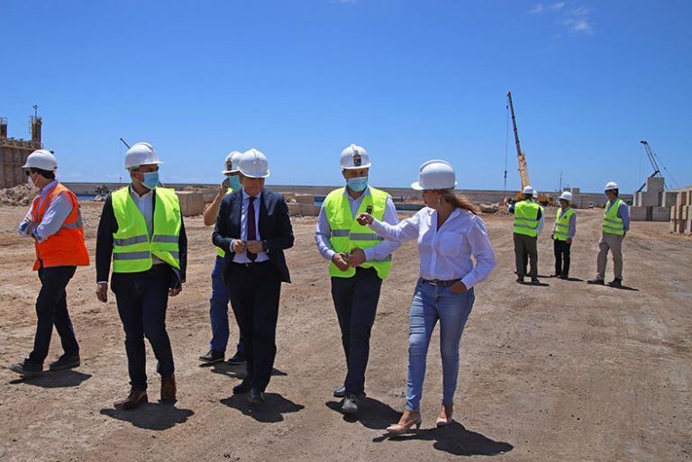 Visita obras Puerto de Playa Blanca 1