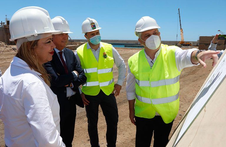 Visita obras Puerto de Playa Blanca 2