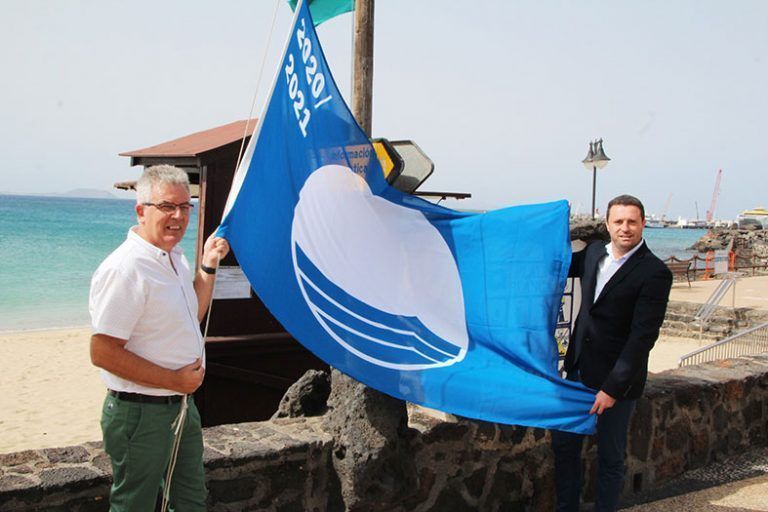 Bandera azul 2020 Playa Blanca