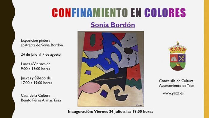 Cartel Expo Confinamiento en Colores