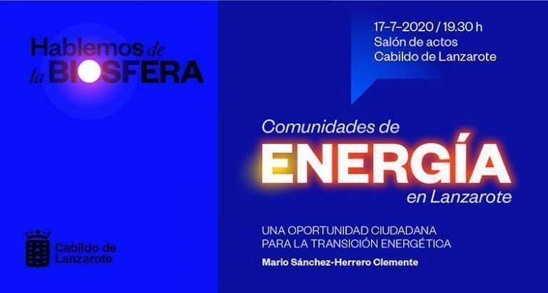 Noticias Lanzarote | Cartel charla transición energética
