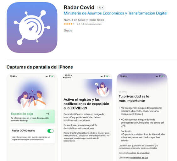 App Radar Covid