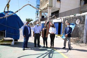 Visita de Alicia Vanoostende, consejera de Agricultura, Ganadería y Pesca del Gobierno de Canarias