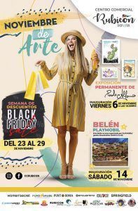 Agenda noviembre CC Rubicón Shop & Fun