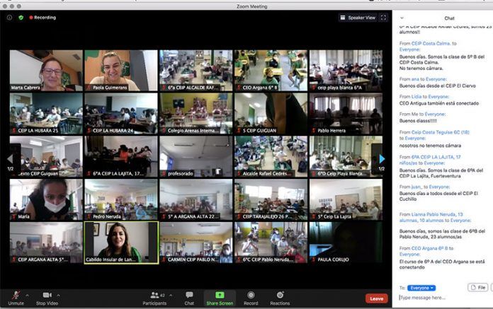 Participantes de la videoconferencia Participantes de la videoconferencia