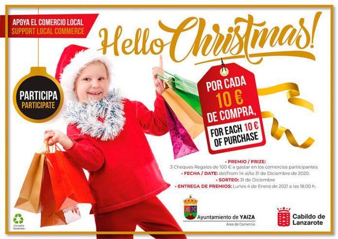 Cartel Campaña Hello Christmas Yaiza 2020