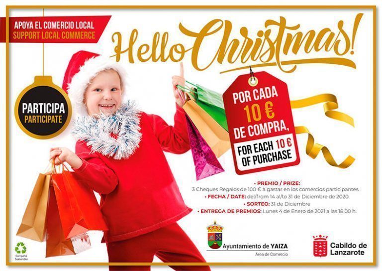 Cartel Campaña Hello Christmas Yaiza 2020