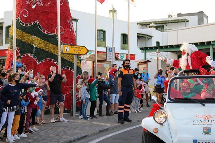 Recorrido de Papá Noel en Playa Blanca2