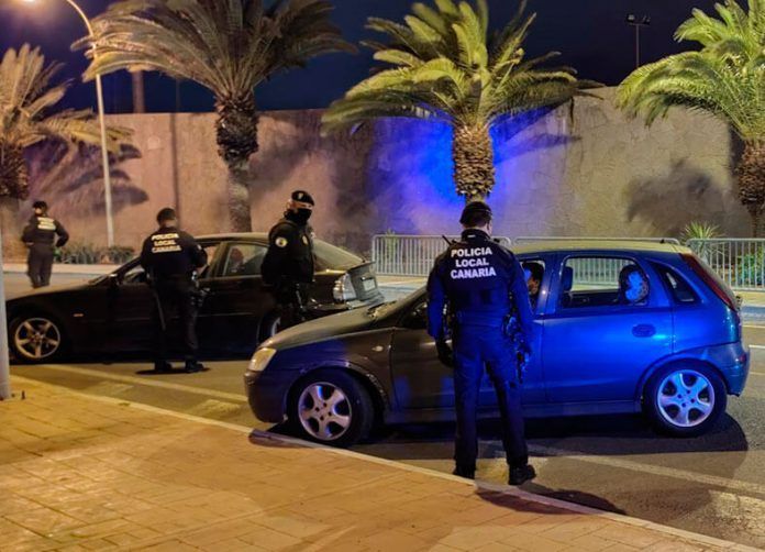 Dispositivo USCI y la Policía Autonómica Canaria