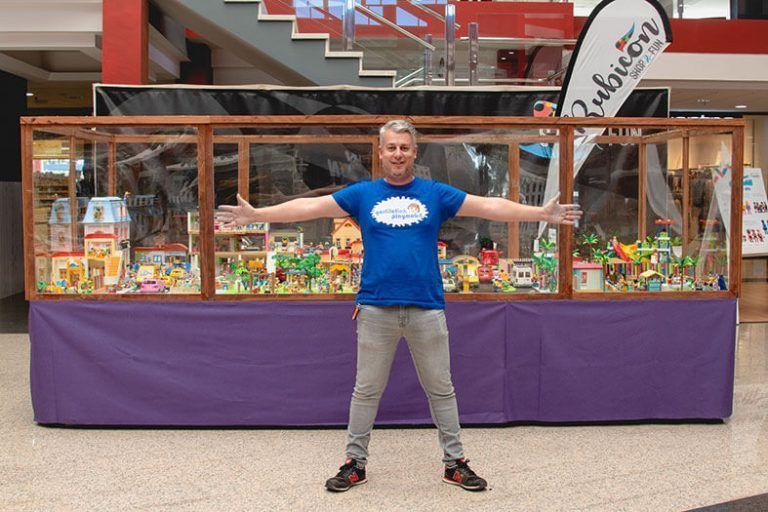 Fede García, creador del diorama