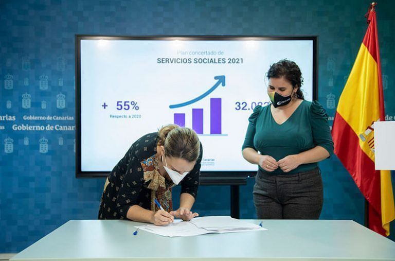 Firma del Plan concertado para el reparto de fondos sociales