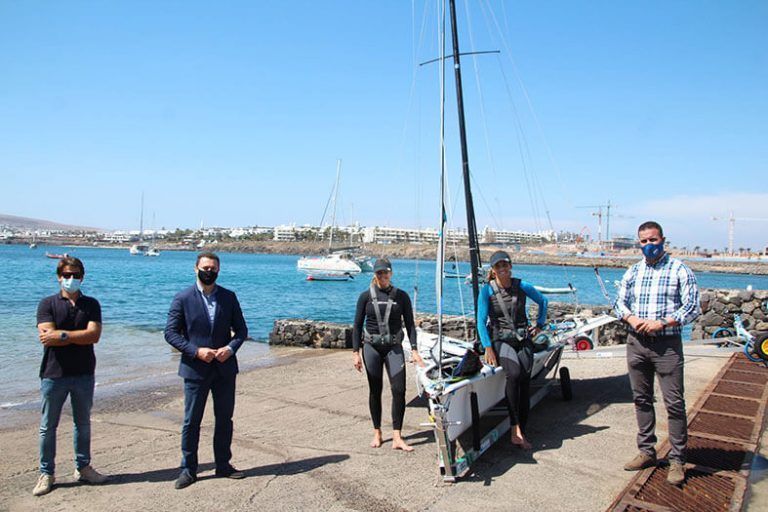 Playa Blanca acoge la clasificación a Tokio de tres clases olímpicas de vela