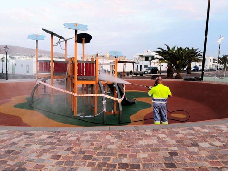 Parque situado en Playa Blanca