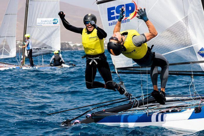 Noticias Lanzarote | Tara Pacheco & Florian Trittel winners Nacra 17