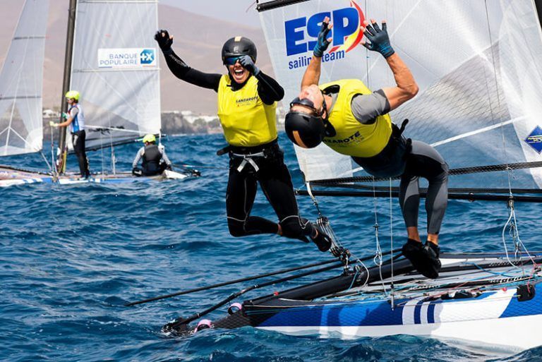 Noticias Lanzarote | Tara Pacheco & Florian Trittel winners Nacra 17
