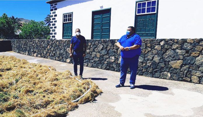 Noticias Yaiza | Juan Monzón y Guayo Rodríguez en la Casona de Femés