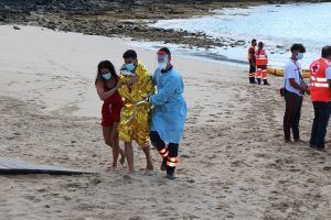 Noticias Playa Blanca | Simulacro en la playa de Playa Blanca (3)