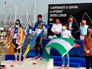 Podium Campeonato de España de Optimist