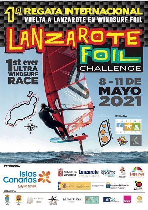 Noticias Lanzarote | Cartel Vuelta a Lanzarote en Windsurf Foil