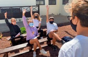 Fotograma del corto ganador, elaborado por alumnos del CEIP Playa Blanca