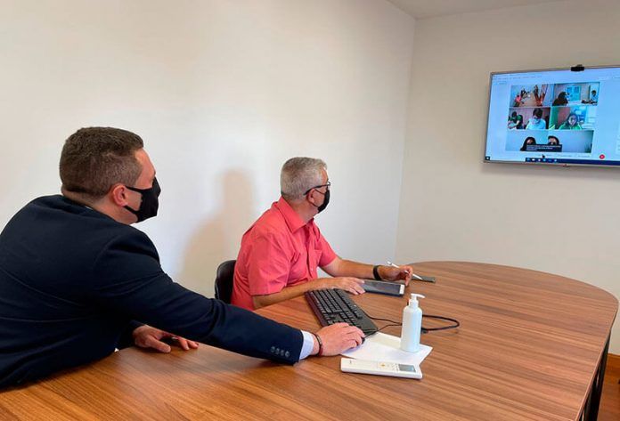 Reunión telemática del Ayuntamiento de Yaiza con la Consejería de Sanidad del Gobierno de Canarias