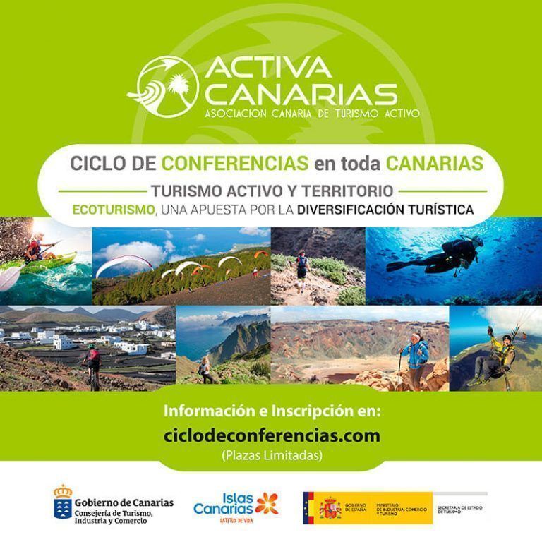 Cartel conferencias Activa Canarias