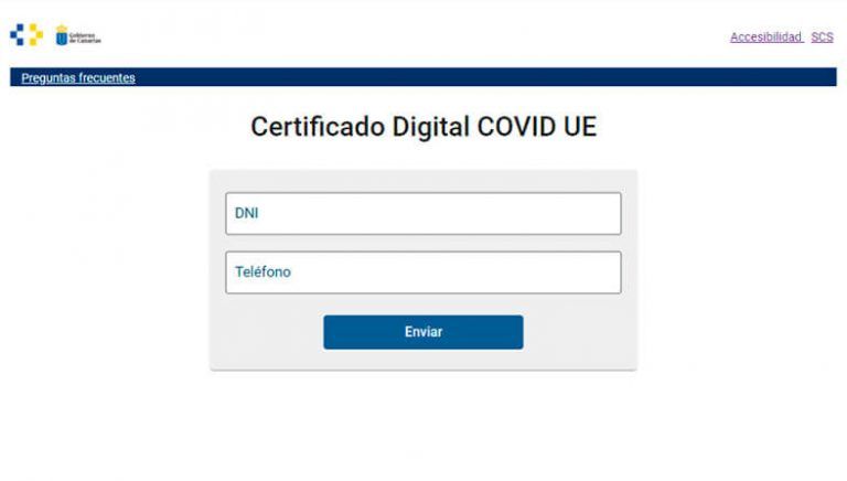 Noticias Lanzarote | App SCS Certificado Covid-19 UE