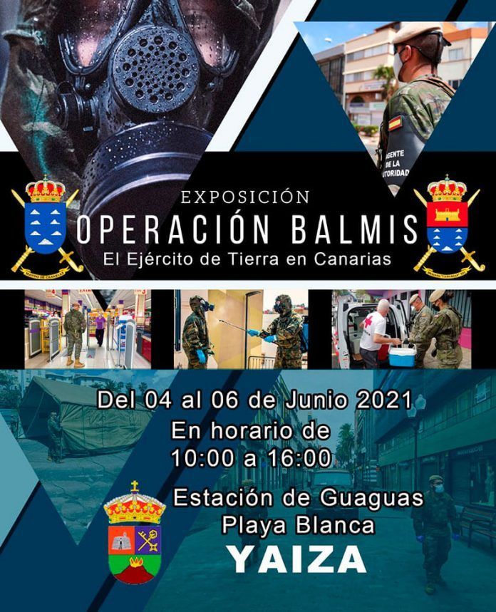Noticias Yaiza | Cartel Expo Balmis en Playa Blanca