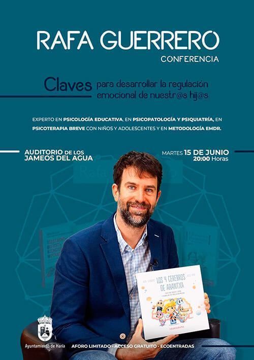 Cartel conferencia Rafael Guerrero