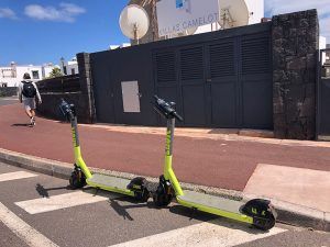 Patines en Playa Blanca