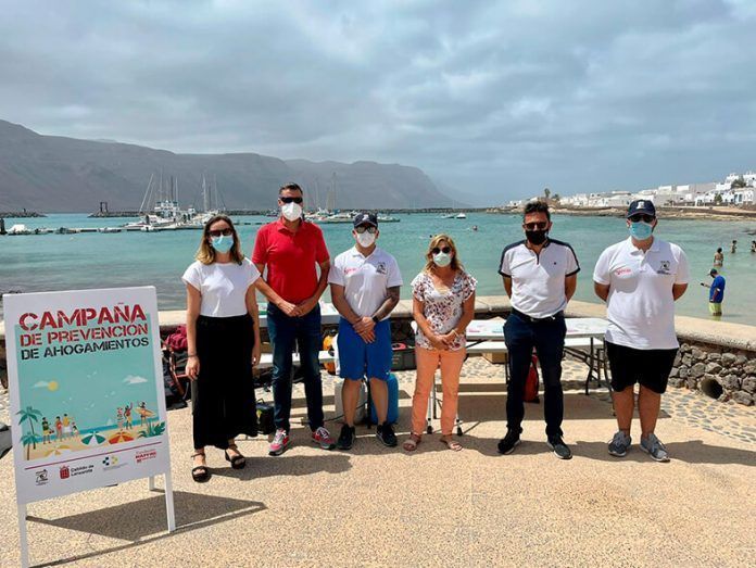 Noticias Lanzarote | La campaña preventiva de ahogamientos arranca en La Graciosa