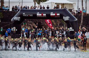 Salida del Ironman Lanzarote 2021