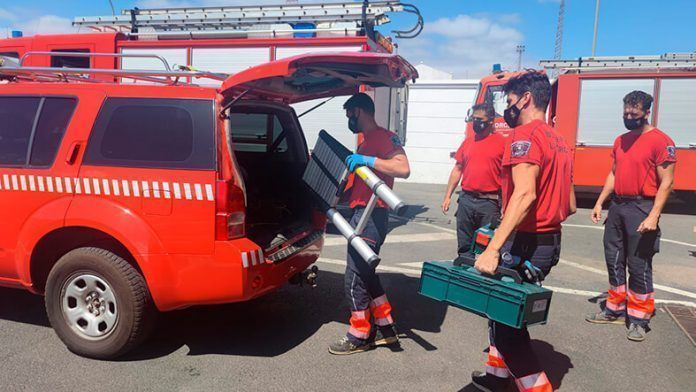 Equipo de Bomberos de Lanzarote que se desplaza a La Palma Noticias Lanzarote | Bomberos de Lanzarote se preparan para desplazarse a La Palma