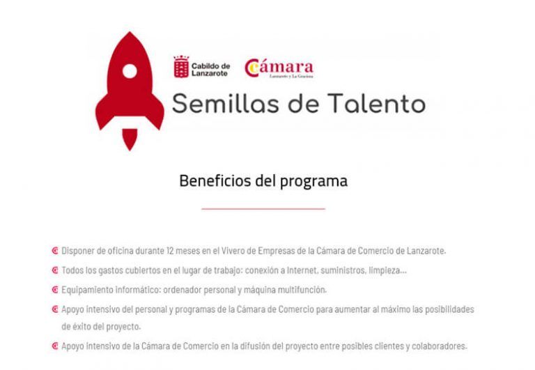 Noticias Lanzarote | Abre el plazo para presentar solicitudes al programa Semillas de Talento