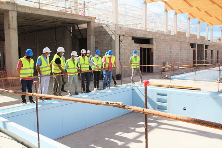 Visita a las obras del equipo de gobierno de Yaiza