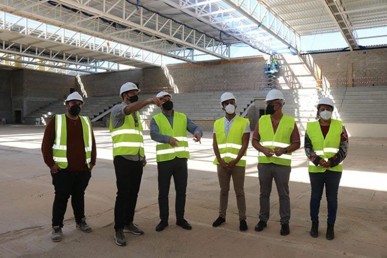Noticias Playa Blanca | Las obras del Pabellón Deportivo de Playa Blanca entran ya en su recta final