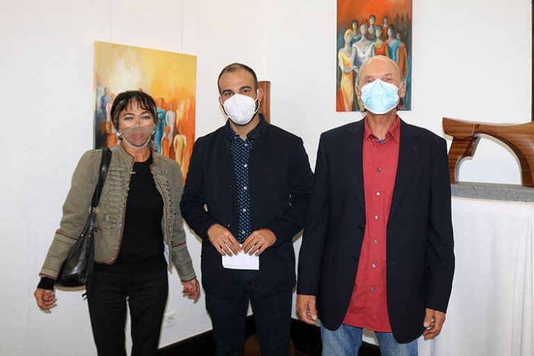 Noticias Yaiza | Inauguración de ‘Imágenes y formas’ de Brigitte Riesco y Javier Ibañez