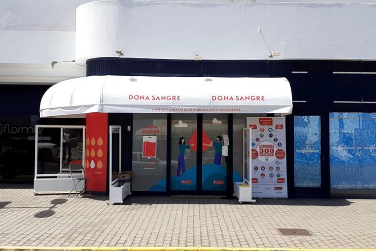 Noticias Lanzarote | El ICHH mantiene su campaña temporal de donación de sangre en Deiland