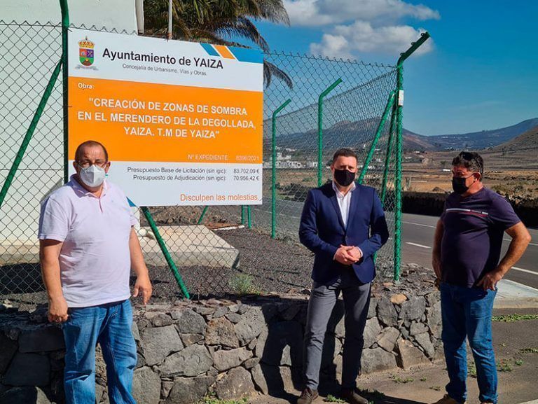 Noticias Yaiza | Yaiza instala nuevas zonas de sombra en el merendero de La Degollada
