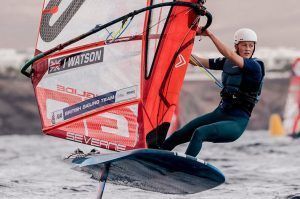 Noticias Yaiza | La Lanzarote International Regatta despega con un duelo titánico de los iQFoil