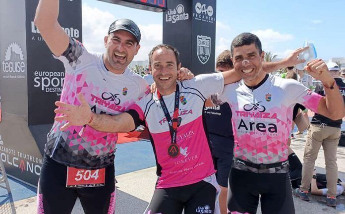 Triyaiza, ganador en relevos Club La Santa Volcano Triathlon