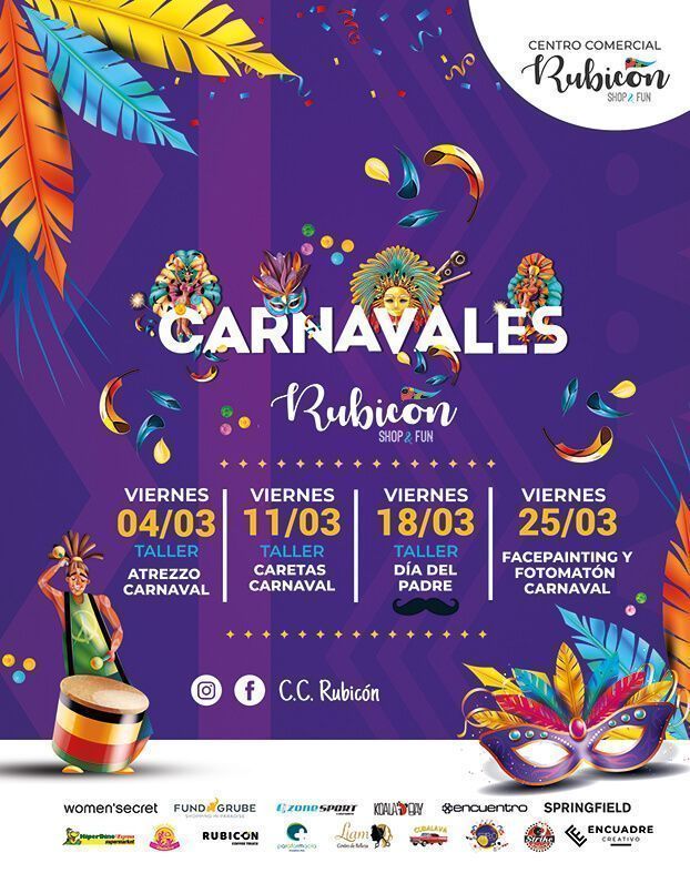 Cartel Actividades marzo CC Rubicón