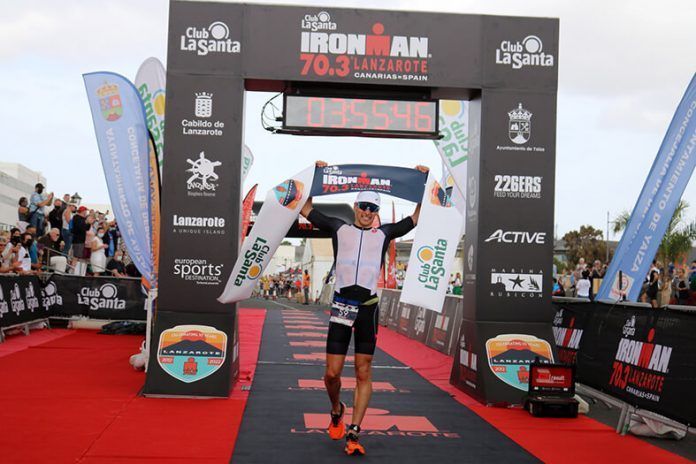 Noticias Lanzarote | Léo Bergère y Katrina Matthews se llevan el triunfo en el X Ironman 70.3 Lanzarote